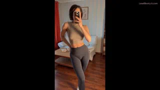 I'm proud of my figure and how my legs look in leggings